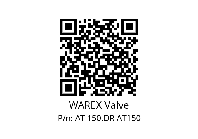   WAREX Valve AT 150.DR AT150