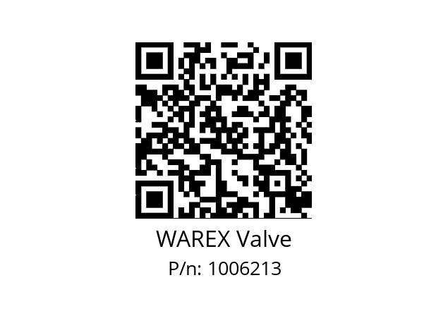   WAREX Valve 1006213