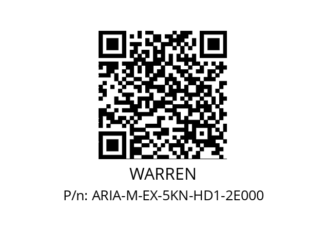   WARREN ARIA-M-EX-5KN-HD1-2E000