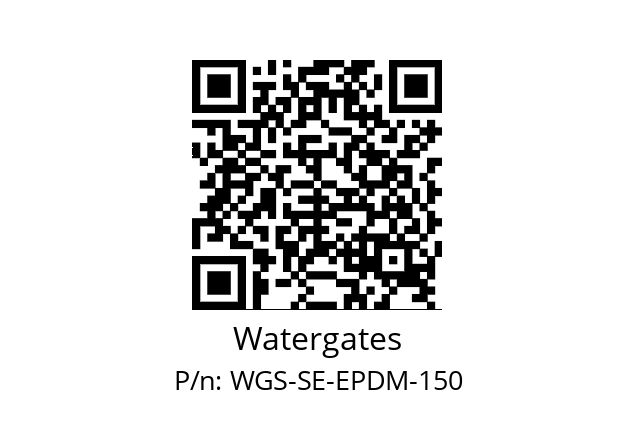   Watergates WGS-SE-EPDM-150