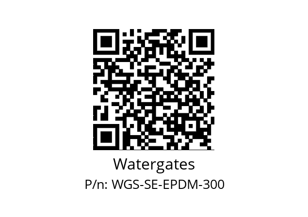   Watergates WGS-SE-EPDM-300