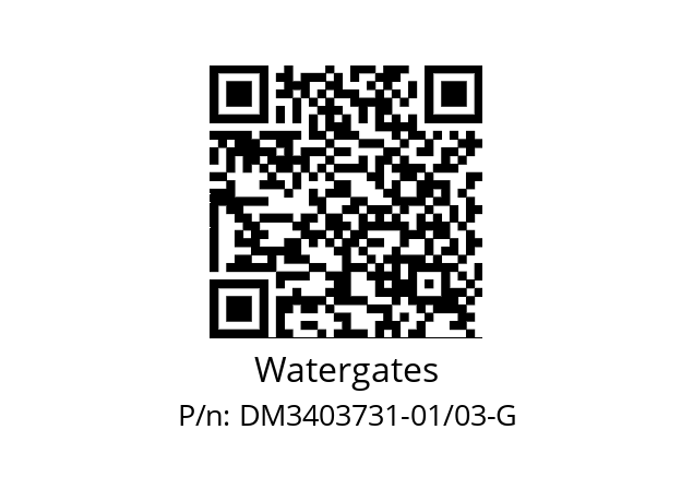   Watergates DM3403731-01/03-G