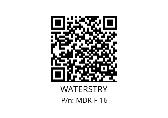   WATERSTRY MDR-F 16