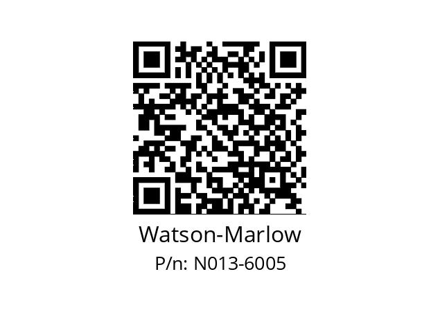   Watson-Marlow N013-6005