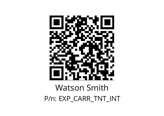   Watson Smith EXP_CARR_TNT_INT