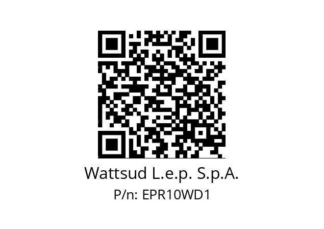   Wattsud L.e.p. S.p.A. EPR10WD1