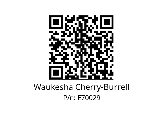   Waukesha Cherry-Burrell E70029