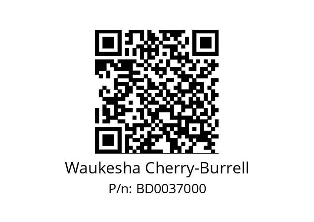   Waukesha Cherry-Burrell BD0037000