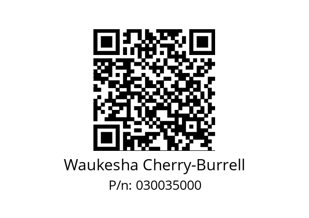   Waukesha Cherry-Burrell 030035000