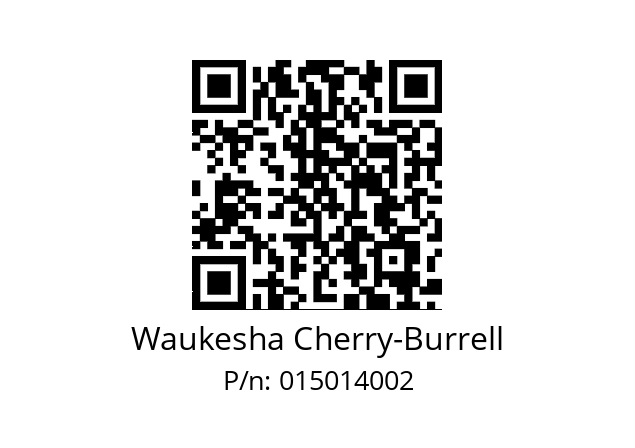   Waukesha Cherry-Burrell 015014002