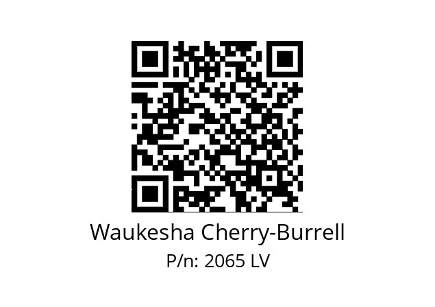   Waukesha Cherry-Burrell 2065 LV