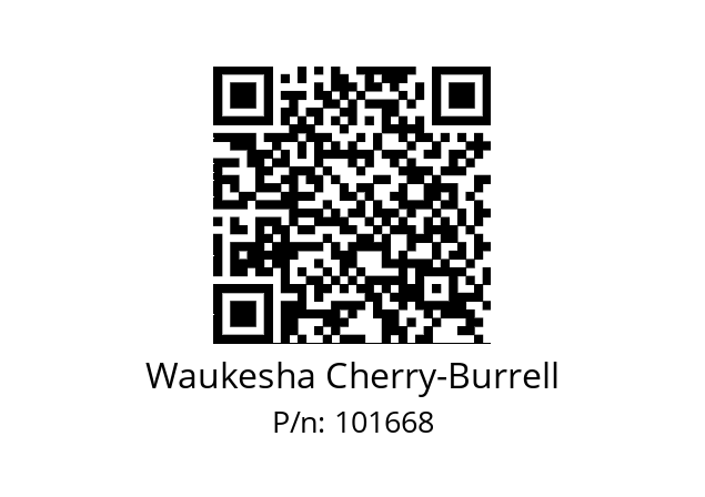   Waukesha Cherry-Burrell 101668