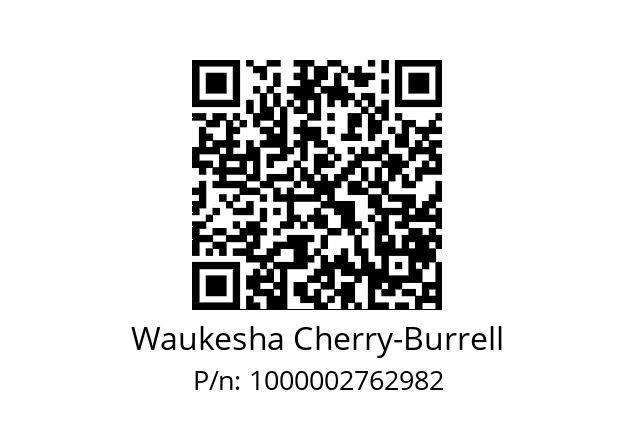   Waukesha Cherry-Burrell 1000002762982