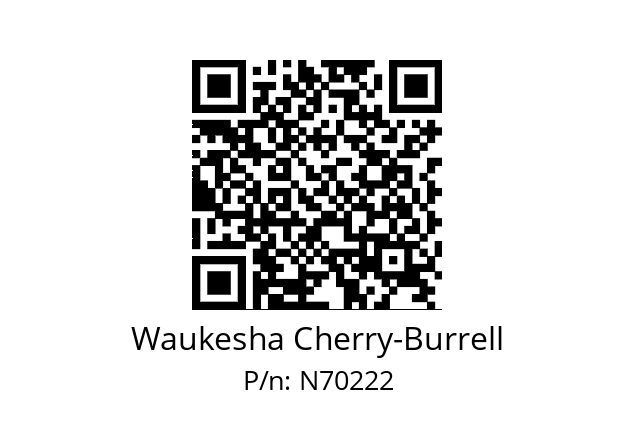   Waukesha Cherry-Burrell N70222