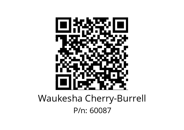   Waukesha Cherry-Burrell 60087