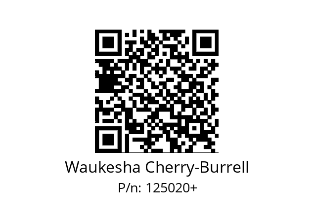   Waukesha Cherry-Burrell 125020+