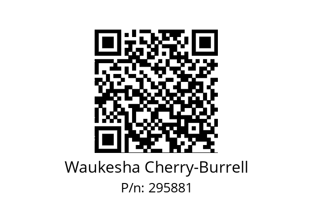   Waukesha Cherry-Burrell 295881