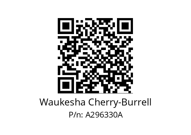   Waukesha Cherry-Burrell A296330A