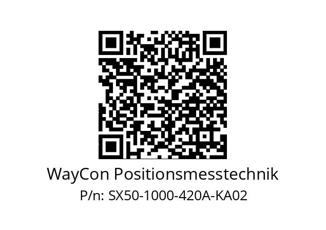   WayCon Positionsmesstechnik SX50-1000-420A-KA02