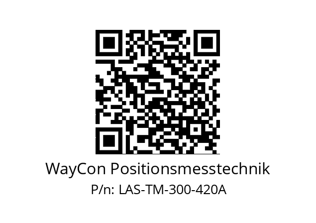 Wegsensor  WayCon Positionsmesstechnik LAS-TM-300-420A