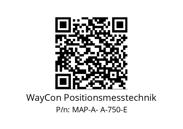 Wegsensor  WayCon Positionsmesstechnik MAP-A- A-750-E