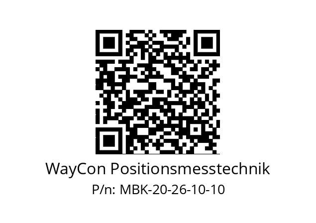   WayCon Positionsmesstechnik MBK-20-26-10-10