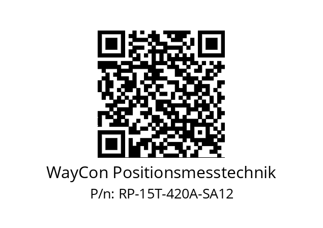   WayCon Positionsmesstechnik RP-15T-420A-SA12