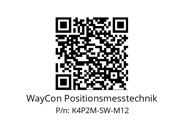   WayCon Positionsmesstechnik K4P2M-SW-M12