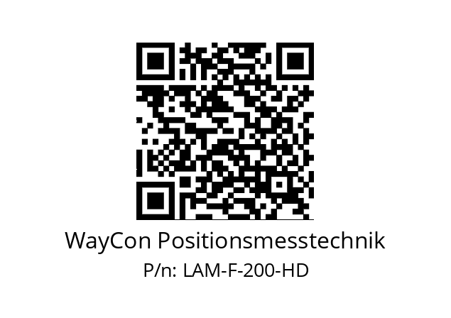 Wegsensor  WayCon Positionsmesstechnik LAM-F-200-HD