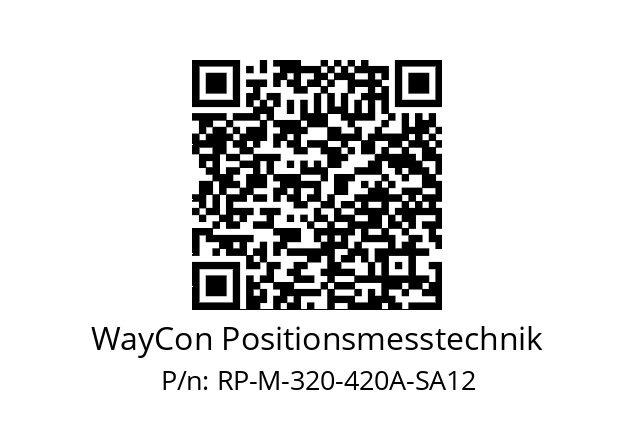   WayCon Positionsmesstechnik RP-M-320-420A-SA12