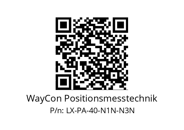   WayCon Positionsmesstechnik LX-PA-40-N1N-N3N