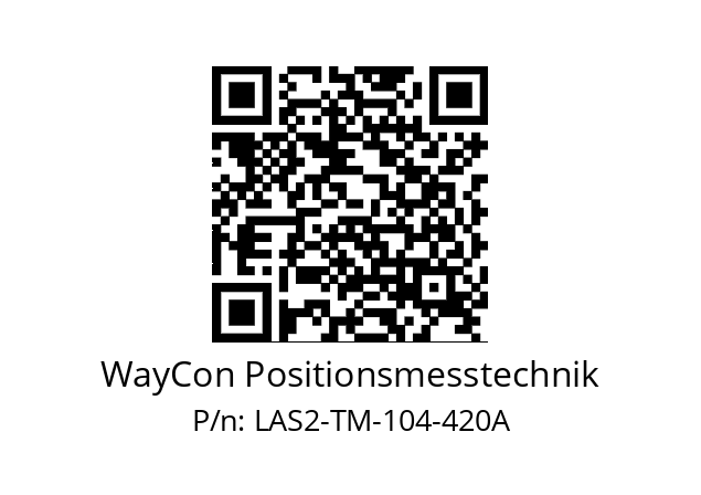   WayCon Positionsmesstechnik LAS2-TM-104-420A