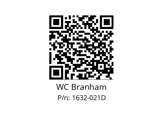   WC Branham 1632-021D