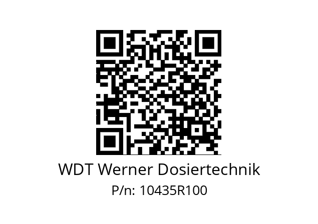   WDT Werner Dosiertechnik 10435R100