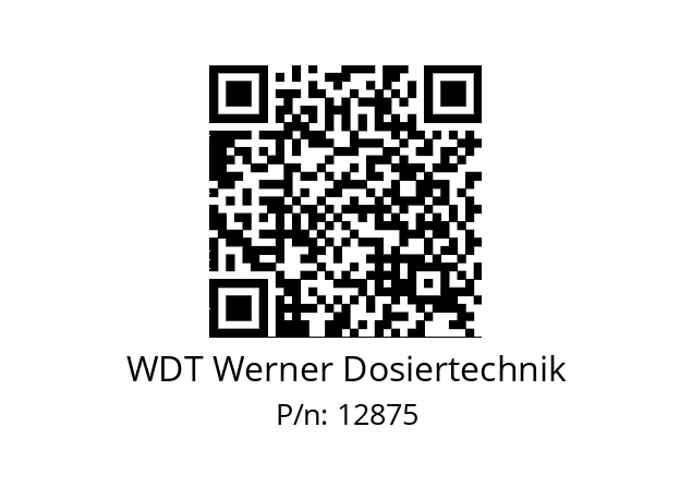   WDT Werner Dosiertechnik 12875