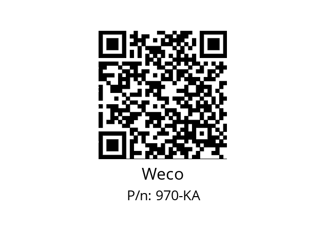   Weco 970-KA