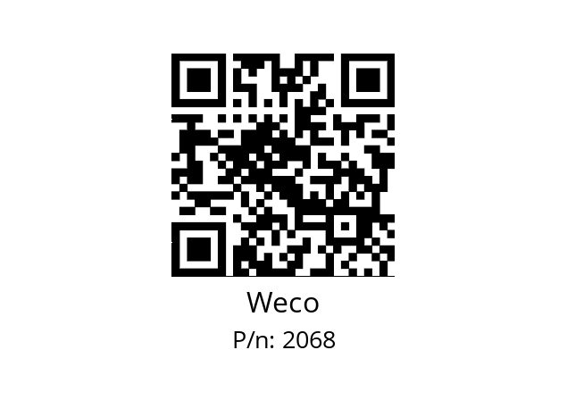   Weco 2068