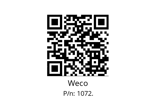   Weco 1072.