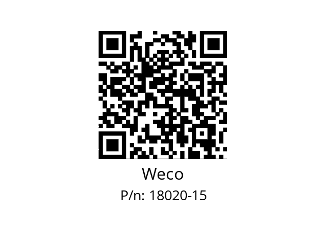   Weco 18020-15