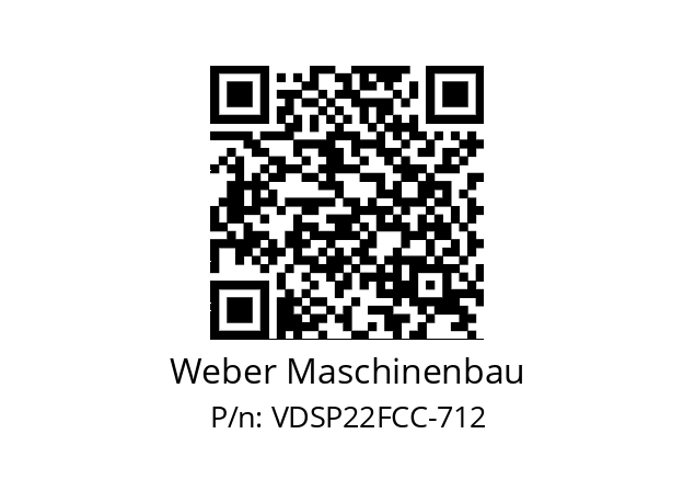   Weber Maschinenbau VDSP22FCC-712