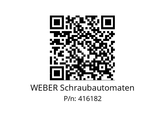   WEBER Schraubautomaten 416182