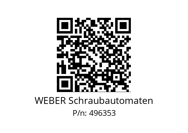   WEBER Schraubautomaten 496353