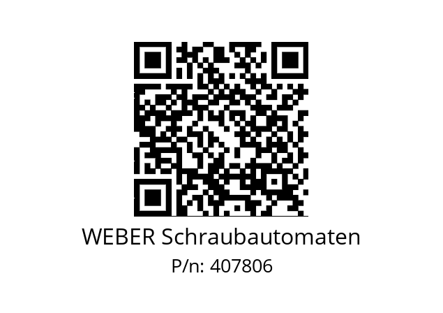   WEBER Schraubautomaten 407806