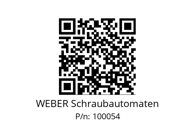   WEBER Schraubautomaten 100054