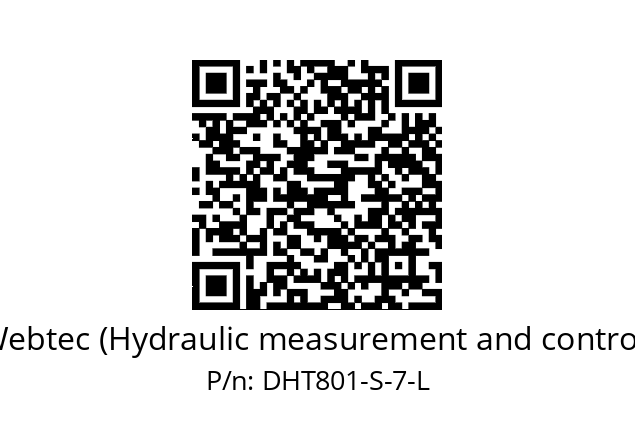   Webtec (Hydraulic measurement and control) DHT801-S-7-L