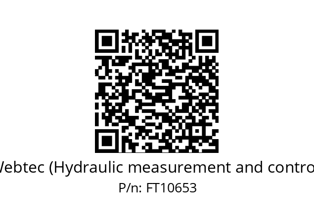   Webtec (Hydraulic measurement and control) FT10653