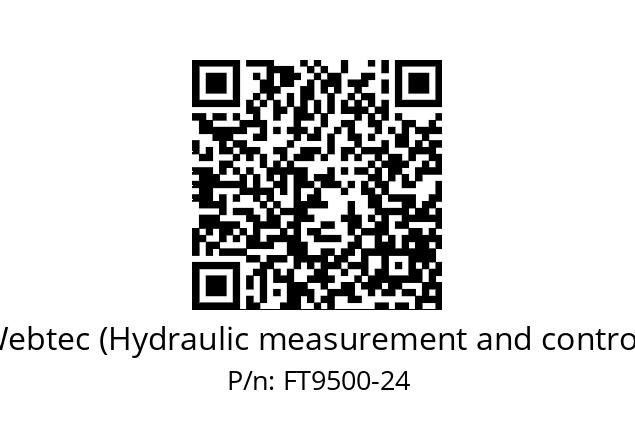   Webtec (Hydraulic measurement and control) FT9500-24