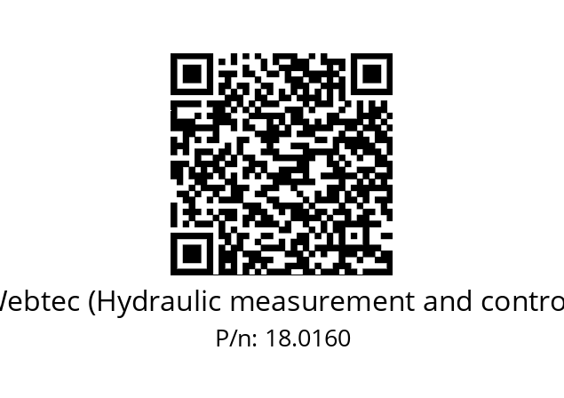   Webtec (Hydraulic measurement and control) 18.0160