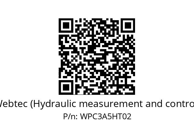   Webtec (Hydraulic measurement and control) WPC3A5HT02