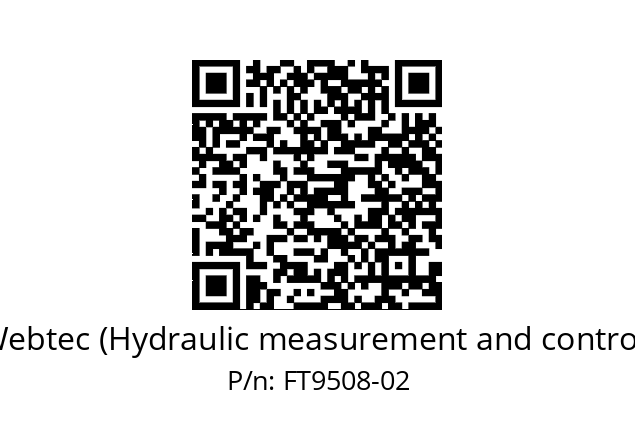   Webtec (Hydraulic measurement and control) FT9508-02